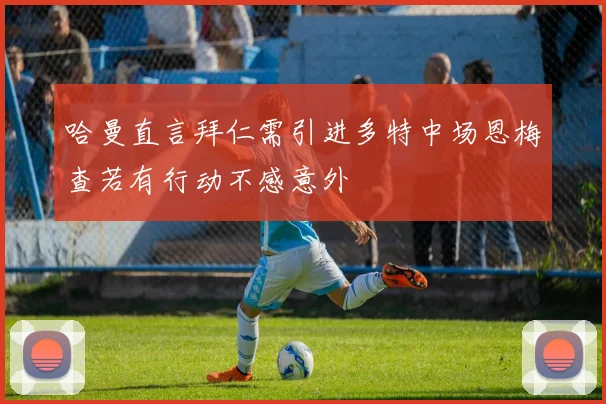 哈曼直言拜仁需引进多特中场恩梅查若有行动不感意外